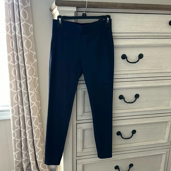 Matty M pull on leggings/dress pants - dark blue - Picture 1 of 11